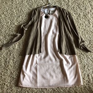 Loft outlet pink dress in size small petite